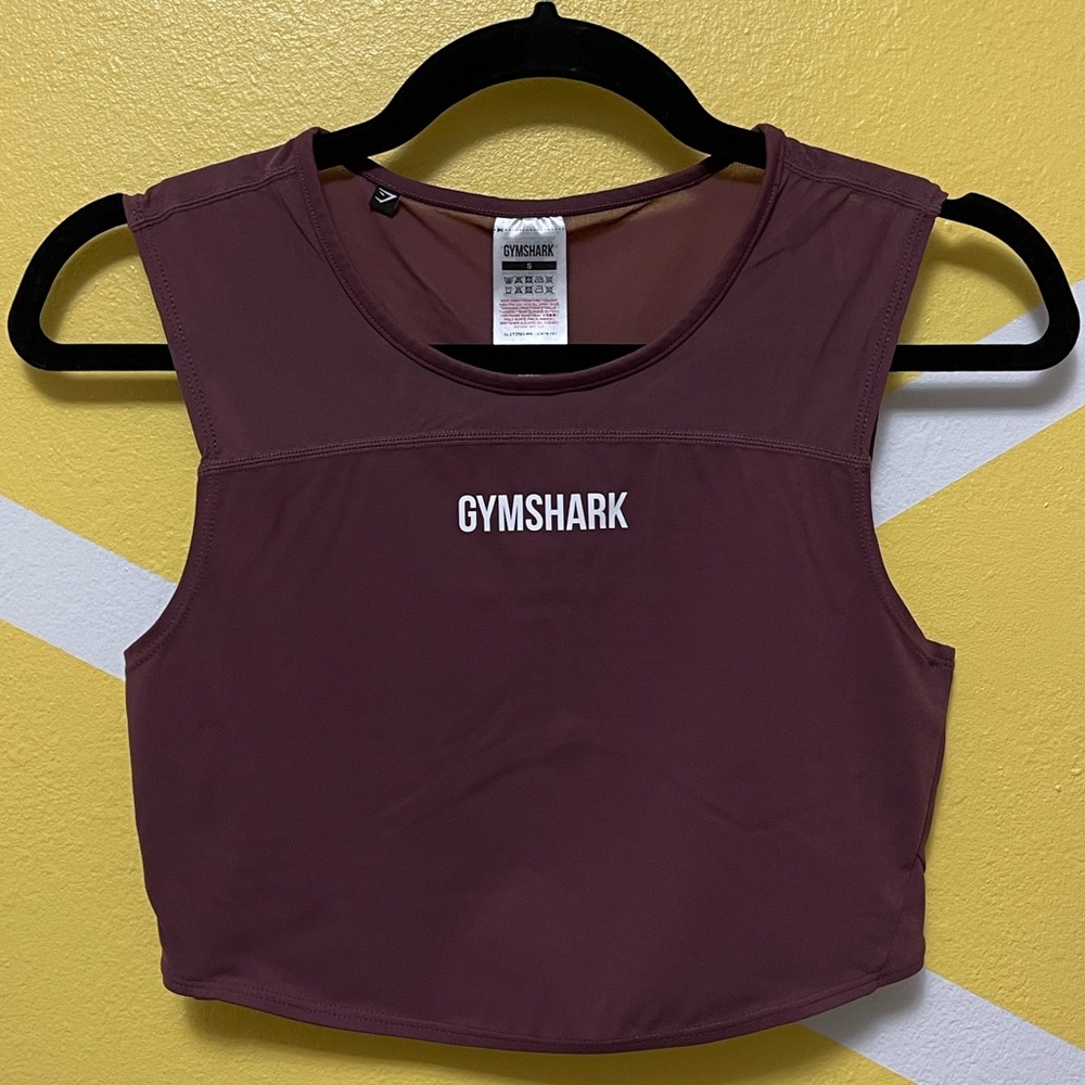 Gymshark Burgundy/Maroon Tank Top